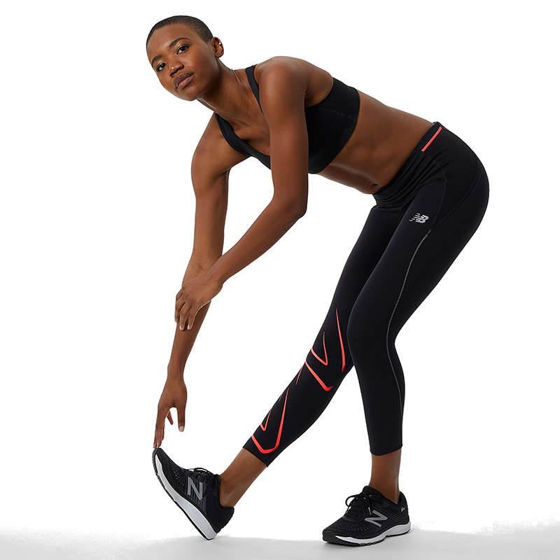 New Balance Womens Graphic Impact Run Crop Tights-4